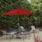 Pure Garden 9-Foot Outdoor Patio Umbrella, Red 50-101-R - alternate 1